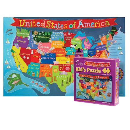 Kids Jigsaw Puzzle, United States